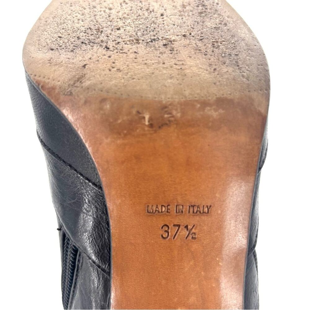 Vintage Christian Dior Fall 2000 CD Croc Emboss Pointed Toe Knee High Boots 37.5 - Picture 8 of 8
